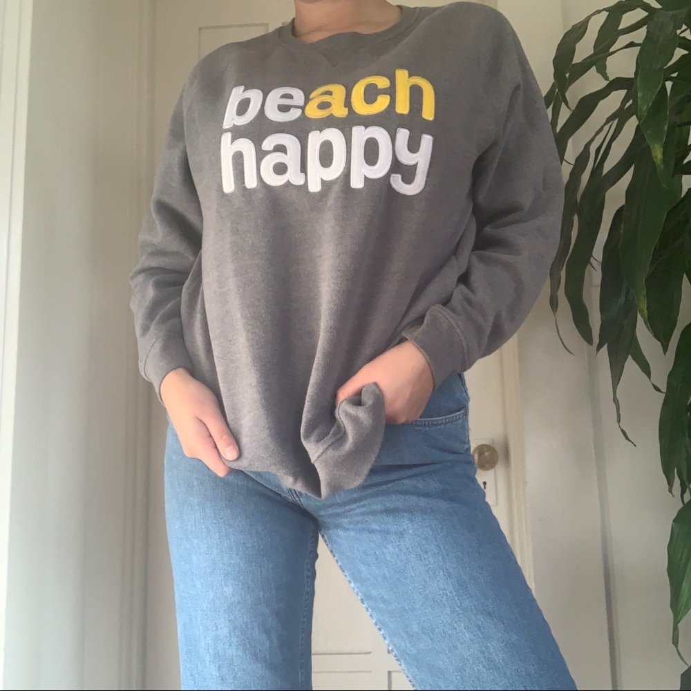🏖“Beach Happy” Crew Neck
